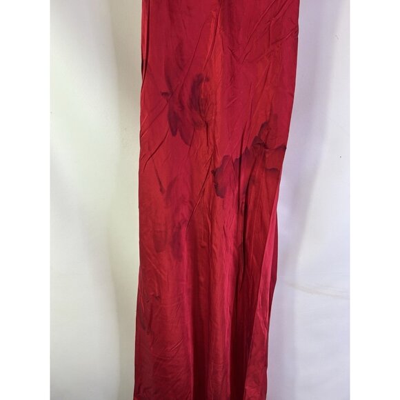 Vintage Y2K Victorias Secret Silk Spaghetti Slip Dress Gown Red XS Romantic - Picture 6 of 9